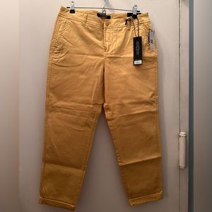 Liverpool trousers NWT in yellow cotton blend